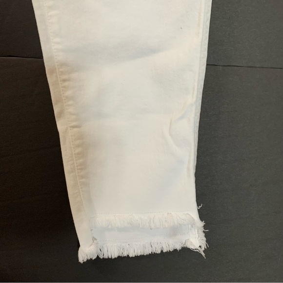 Madewell High Rise Skinny Jeans White Button Fly Tall - Picture 5 of 14